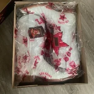 Brand new Los Altos Ant eater white leather boots Los Altos | Shoes | Brand New Los Altos Ant Eater White  main image 4
